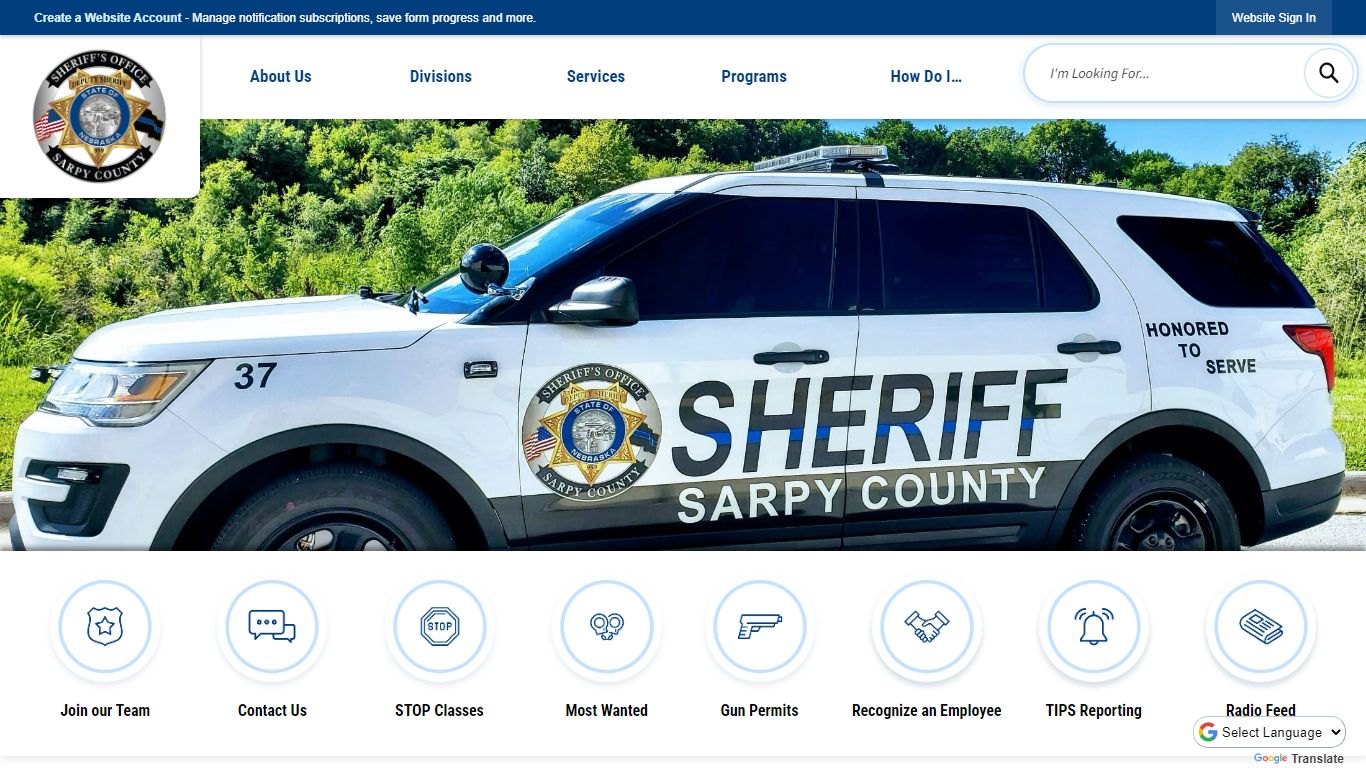 Sheriff's Office | Sarpy County, NE
